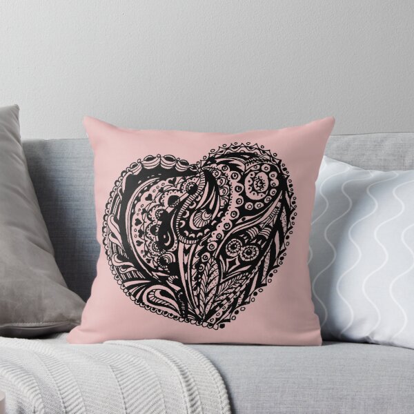 Item preview, Valentine Heart 7 Aussie Tangle - Choose Own Background Colour - see Description Note.  designed and sold by Heatherian.