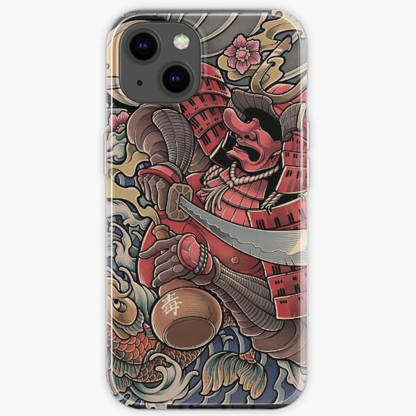 Yopparai - The drunken Samurai iPhone Soft Case