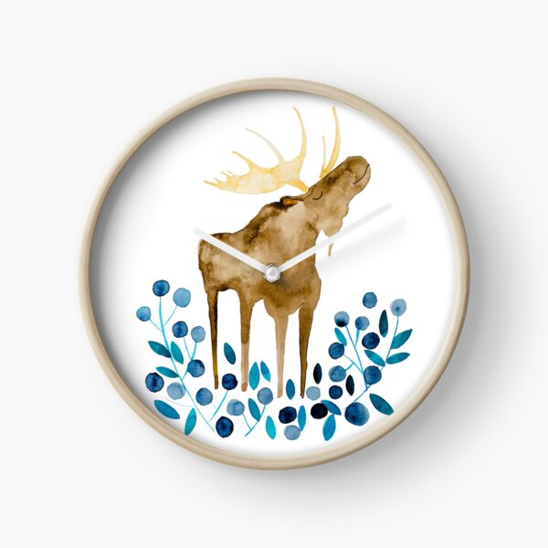 Item preview, Moose, summer, sun and blueberries  designed and sold by No-Love.