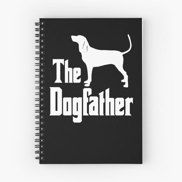 Item preview, The Dogfather Black & Tan Coonhound Dog funny gift idea designed and sold by HEJAshirts.
