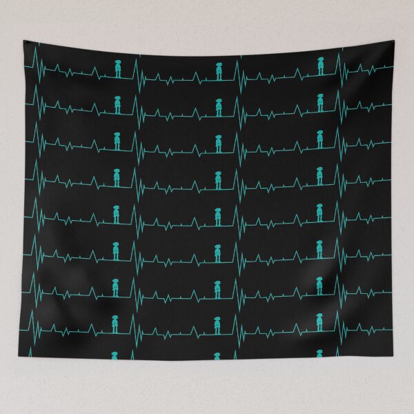 Item preview, Anime Canti Heartbeat Monitor Shirt designed and sold by JaneFlame.