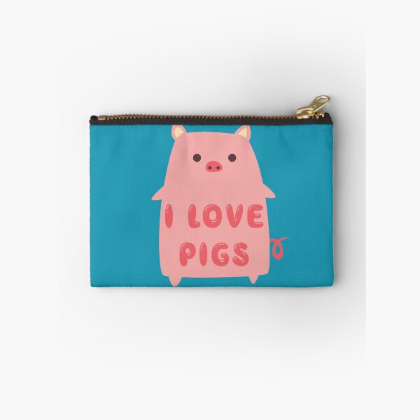 Item preview, I Love Pigs Cute T Shirt designed and sold by bitsnbobs.