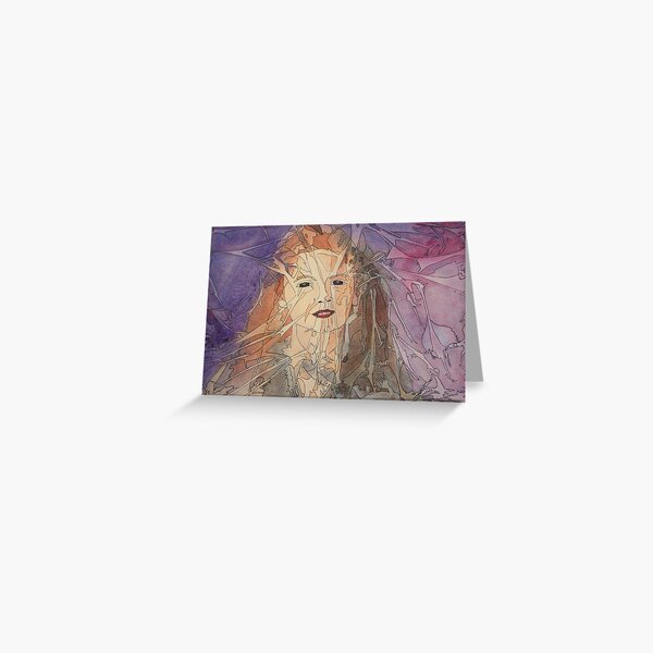 Gossamer girl Greeting Card