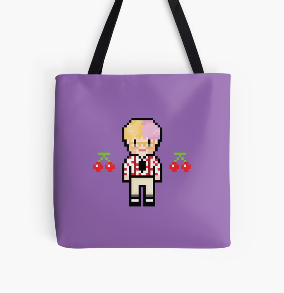 V of BTS Pop Art Tote Bag by Santi Yuliana - Pixels