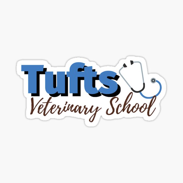 "Tufts Veterinary Medicine True Tufts Colors " Sticker for Sale by
