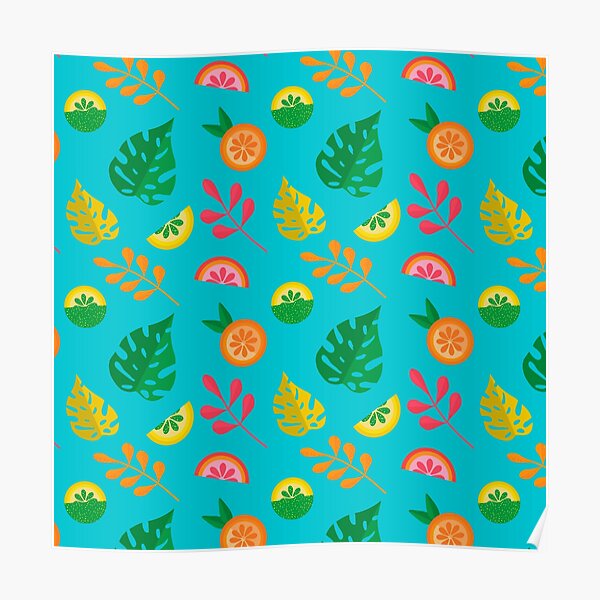 Tropicana Print Poster