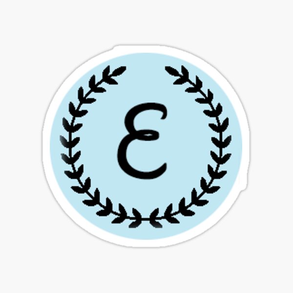 Popsocket E Sticker