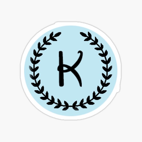 Popsocket K Sticker