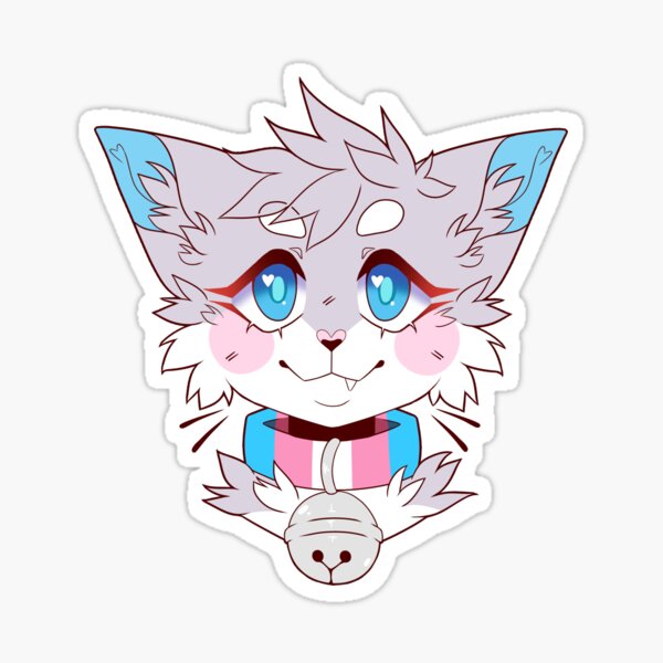 Trans Pride Kitty Sticker