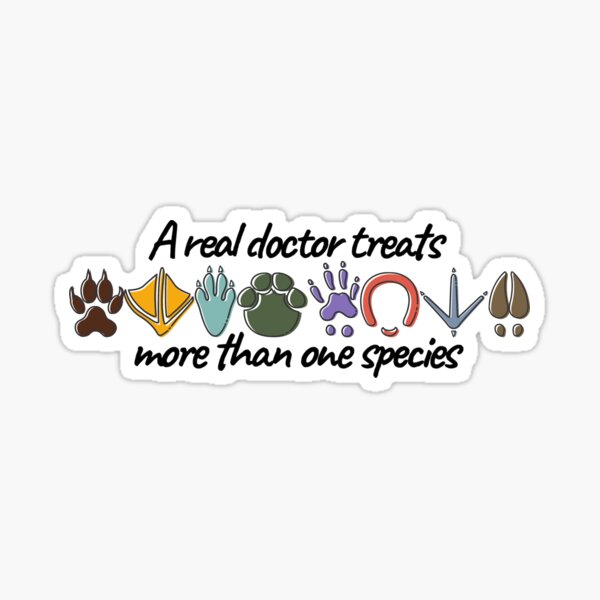 Item preview, A real doctor treats more than one species designed and sold by Bruin2Jumbo.