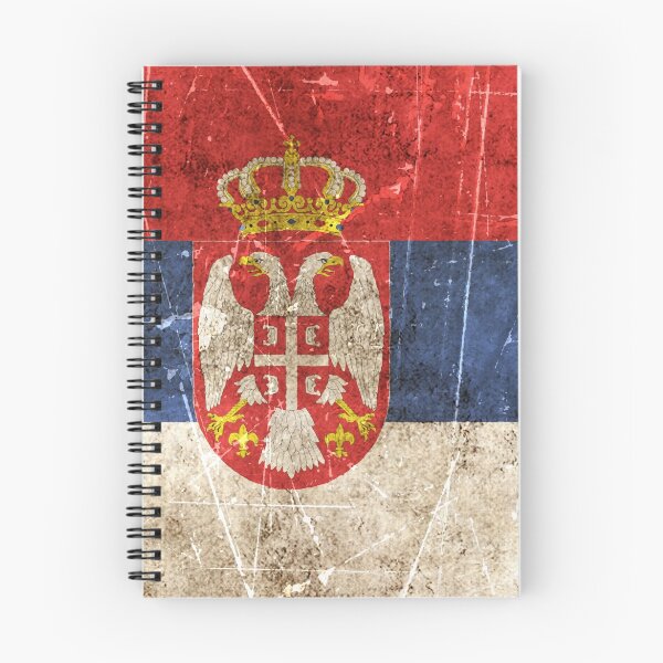 Item preview, Vintage Aged and Scratched Serbian Flag designed and sold by JeffBartels.