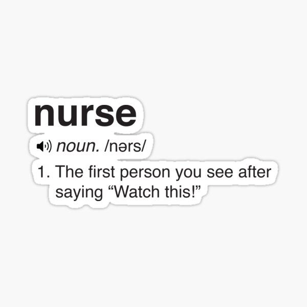Item preview, Nurse definition designed and sold by careers.