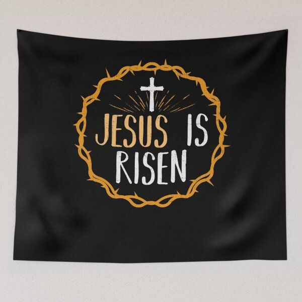 Item preview, Christian Easter Jesus is Risen T-Shirt for Catholic Cross designed and sold by fermo.