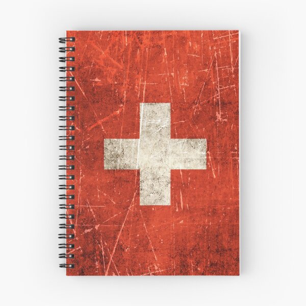 Item preview, Vintage Aged and Scratched Swiss Flag designed and sold by JeffBartels.