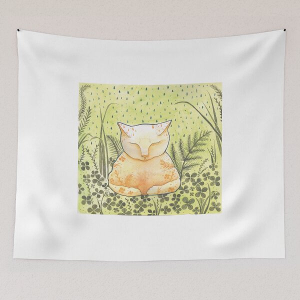 Item preview, Soft Spring Rain Kitty designed and sold by Anne Pennypacker.