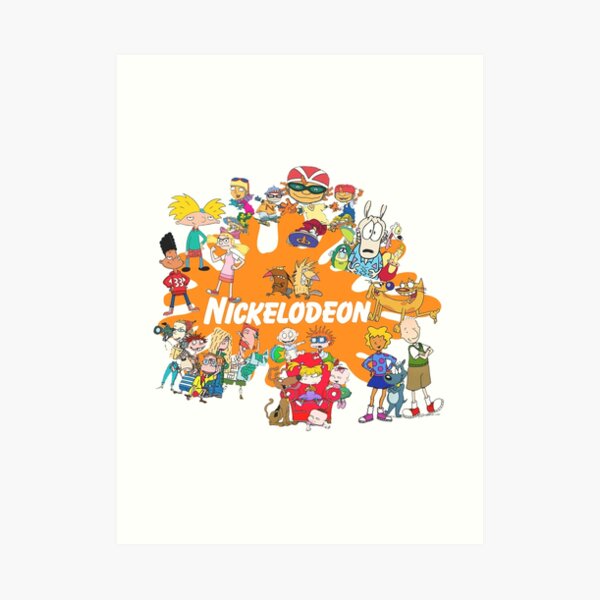 90’s Nick Cartoons Art Print