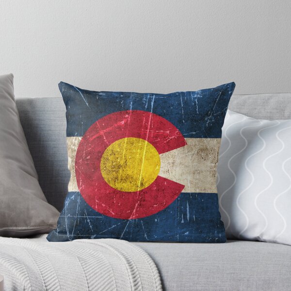Item preview, Vintage Aged and Scratched Colorado Flag designed and sold by JeffBartels.