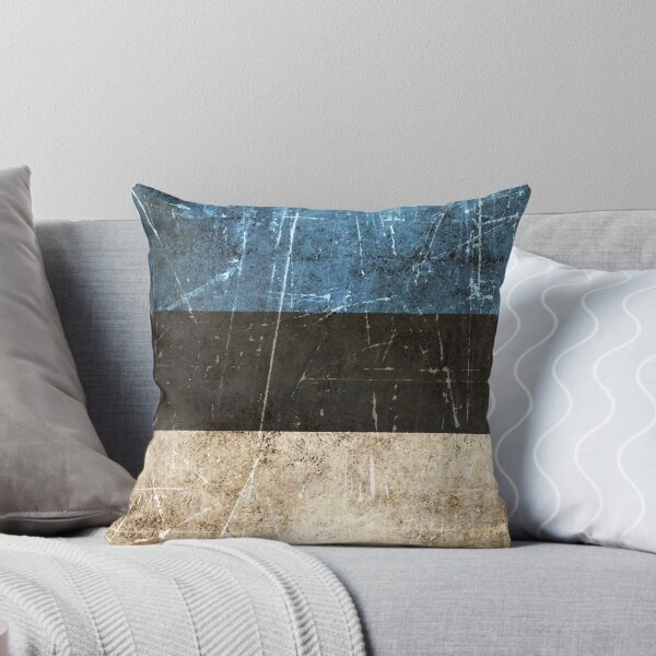 Item preview, Vintage Aged and Scratched Estonian Flag designed and sold by JeffBartels.