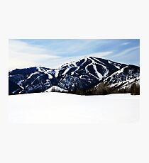Bald Mountain, Sun Valley, Idaho Photographic Print