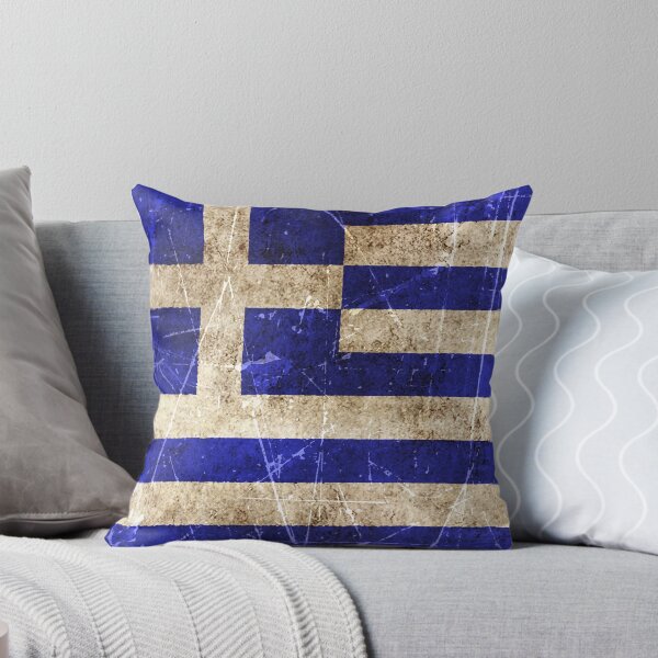 Item preview, Vintage Aged and Scratched Greek Flag designed and sold by JeffBartels.