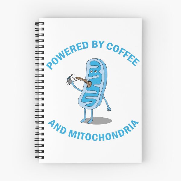 Item preview, Powered By Coffee and Mitochondria  designed and sold by Geek-topia.