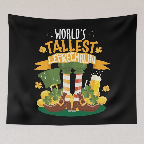 Item preview, World's Tallest Leprechaun St. Patrick's Day Funny T-shirt designed and sold by zenpatterns.