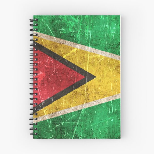 Item preview, Vintage Aged and Scratched Guyanese Flag designed and sold by JeffBartels.
