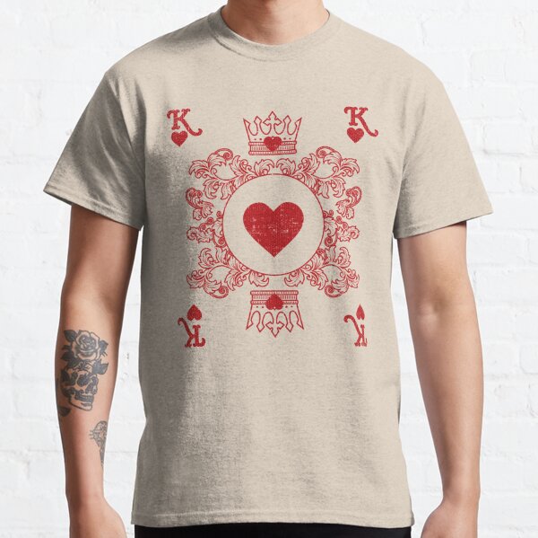 King of clearance hearts t shirt