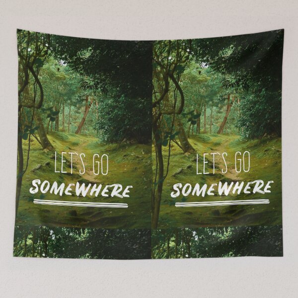 Item preview, LET'S GO SOMEWHERE designed and sold by DelightfulArts.