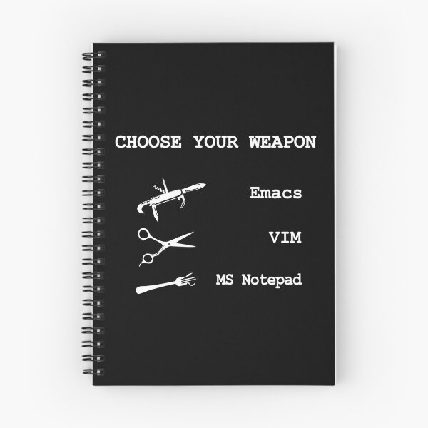 Artikelvorschau, Emacs Vs VIM Vs Editor für Texteditor-Programmierer entworfen und verkauft von alltheprints.