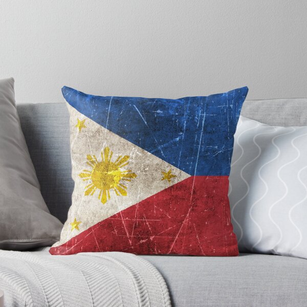 Item preview, Vintage Aged and Scratched Filipino Flag designed and sold by JeffBartels.