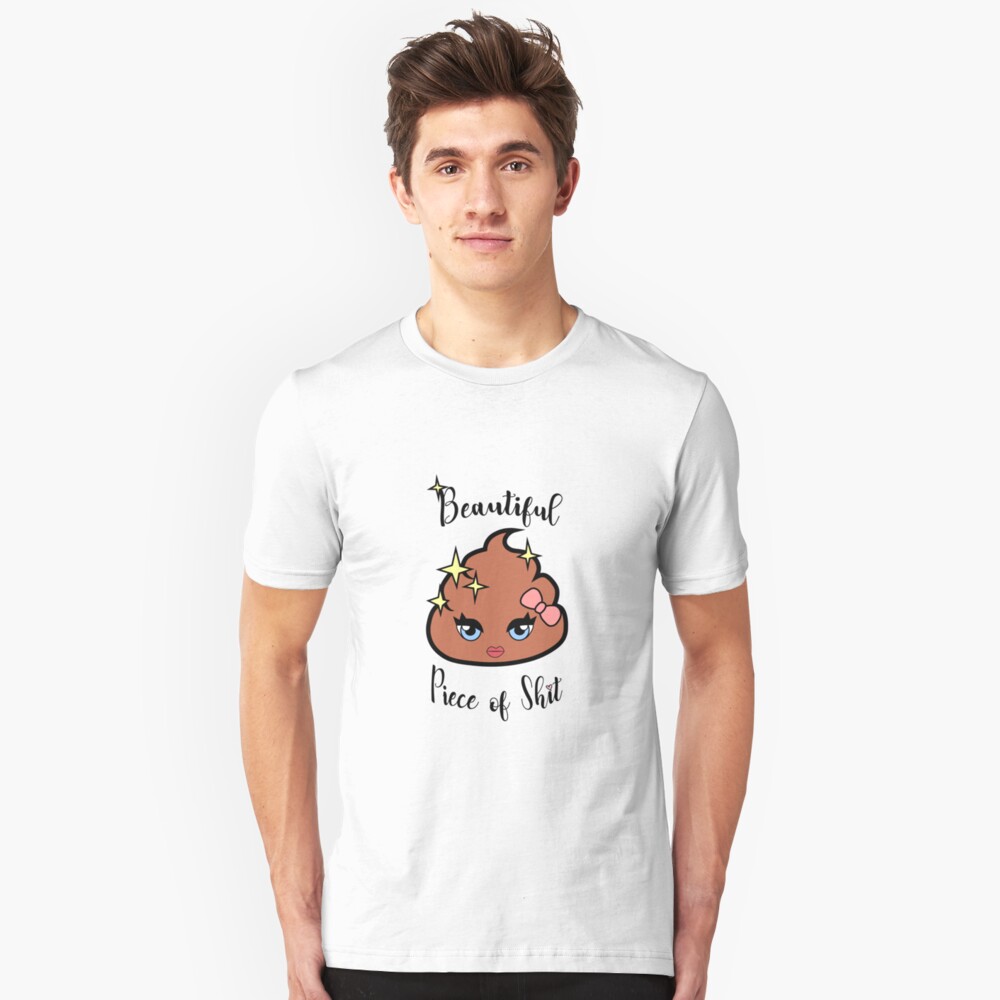 Schönes Stück Scheiße Slim Fit T-Shirt