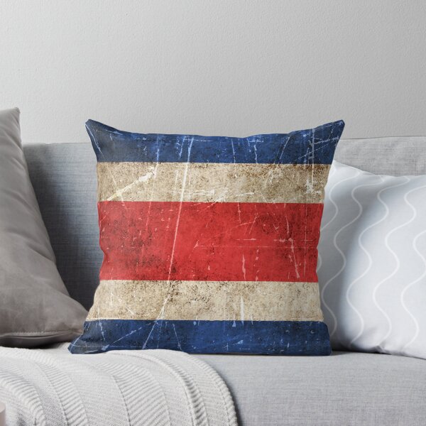 Item preview, Vintage Aged and Scratched Costa Rican Flag designed and sold by JeffBartels.