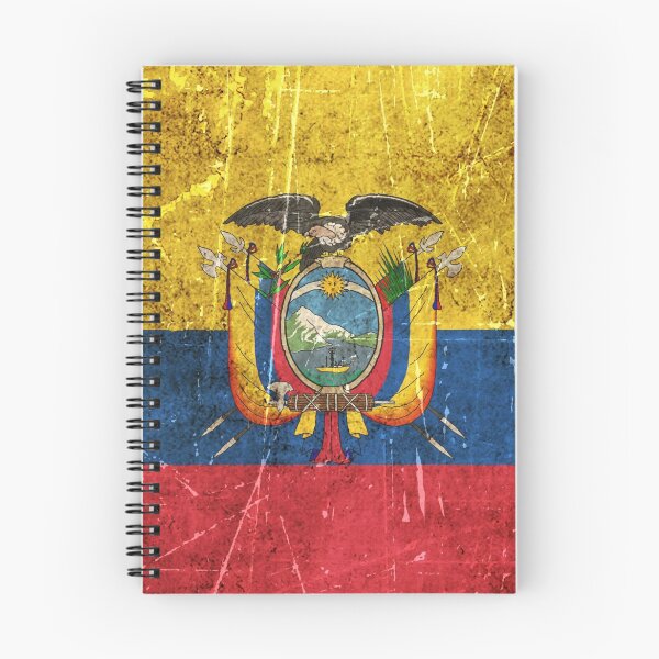 Item preview, Vintage Aged and Scratched Ecuadorian Flag designed and sold by JeffBartels.