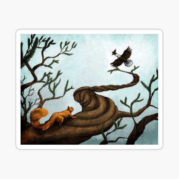 Ratatosk and the Eagle Sticker