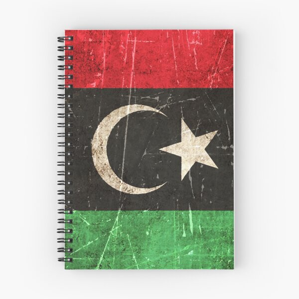Artikelvorschau, Weinlese gealtert und verkratzte libysche Flagge entworfen und verkauft von JeffBartels.