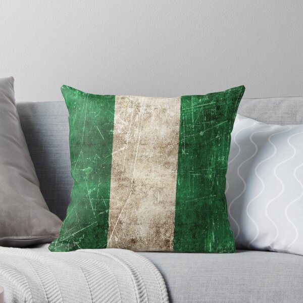 Item preview, Vintage Aged and Scratched Nigerian Flag designed and sold by JeffBartels.