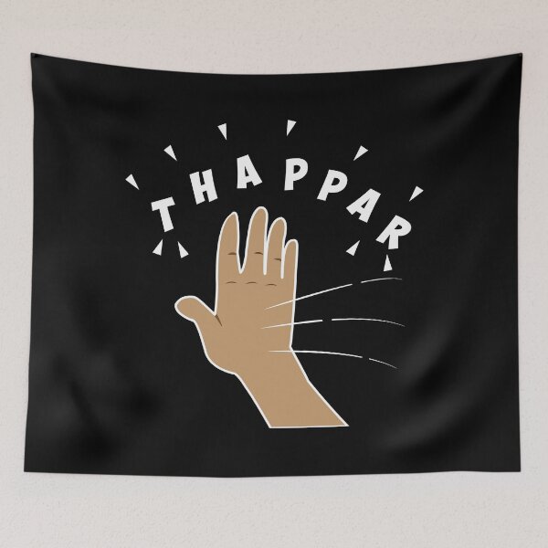 Item preview, Thappar Marna the Hindi Slap designed and sold by alltheprints.