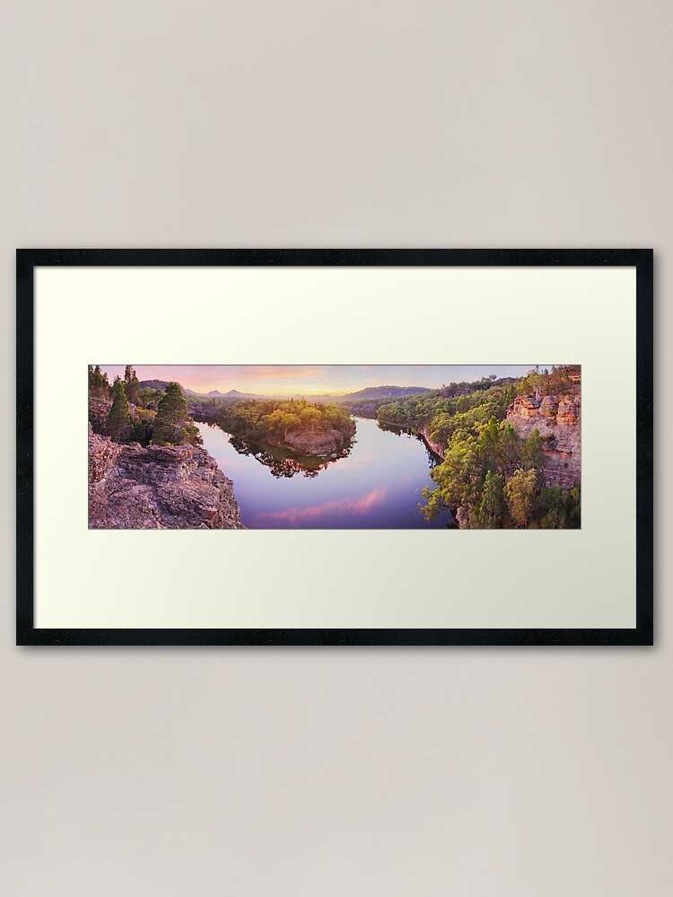 Alternate view of Dunns Swamp, Ganguddy, Wollemi National Park, New South Wales, Australia Framed Art Print