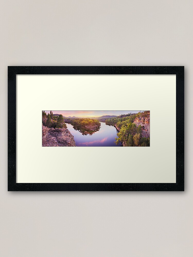 Alternate view of Dunns Swamp, Ganguddy, Wollemi National Park, New South Wales, Australia Framed Art Print