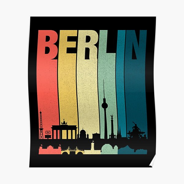 Berlin Shirt Vintage Berlin T-Shirt Poster