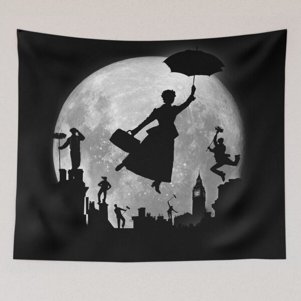Item preview, Full Moon over London Rooftops designed and sold by zoezowie79.
