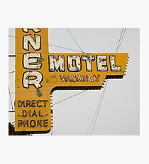 Westerner Motel. Photographic Print