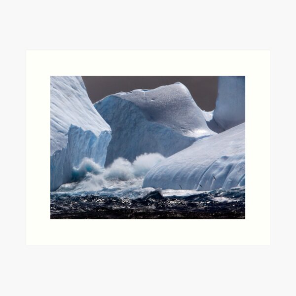 Storm in a bergy teacup Art Print