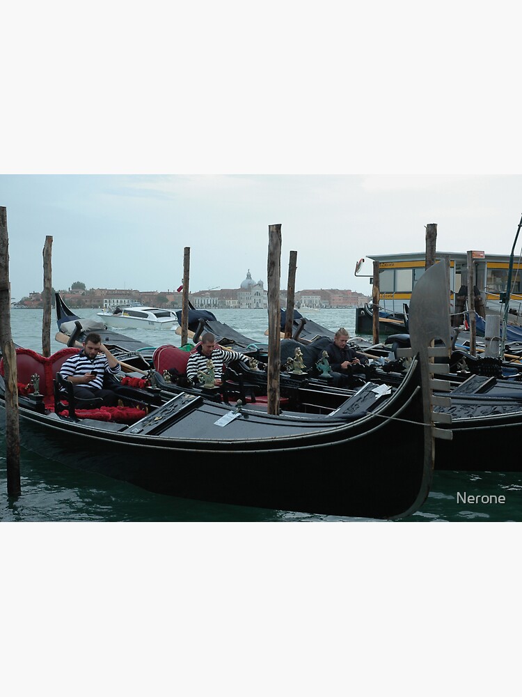 "What Gondoliers do during high water" Sticker for Sale by Nerone