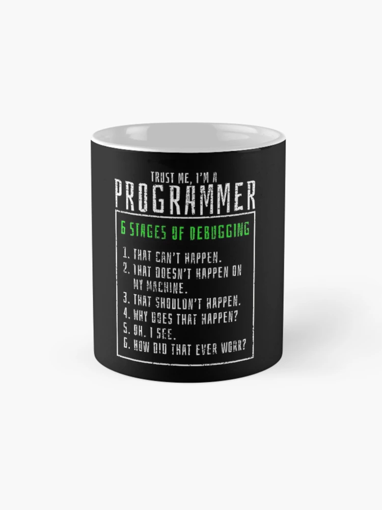 Thumbnail 4 of 6, Coffee Mug, Debugging Coding Computer Programmer designed and sold by 4tomic.