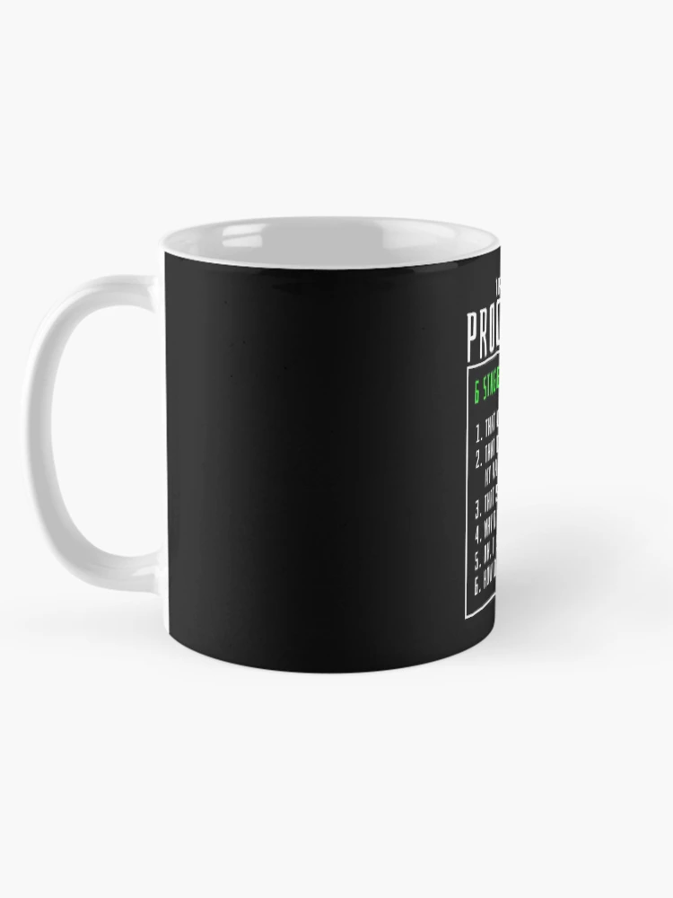 Thumbnail 5 of 6, Coffee Mug, Debugging Stages Computer Programmer designed and sold by 4tomic.