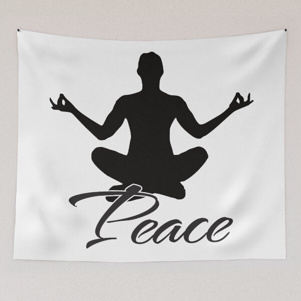 Item preview, Peace Relax unwind Meditate Yoga Design designed and sold by onjcdesign.