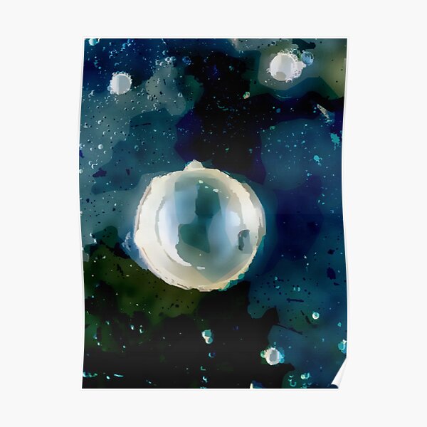 Ice Bubble Nebula. Poster