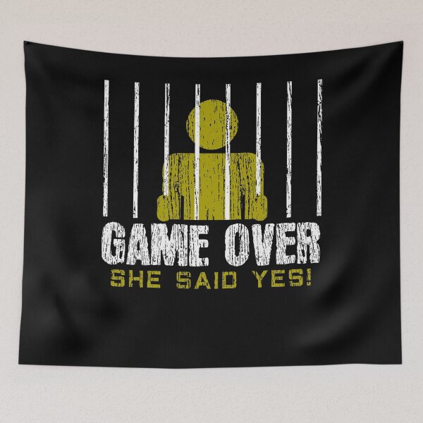Item preview, Gamers Game Over Engagement Fiance Men designed and sold by 4tomic.